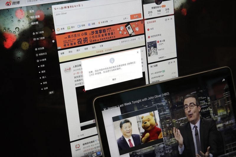 TV: China blocks John Oliver on social media after scathing show